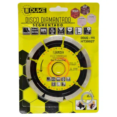 DISCO DIAMANTADO SEGMENTADO UDUKE 4 1/2 (DDUG-115) (HT30027)