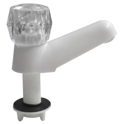 LLAVE LAVAMANOS PLASTICA BLANCA PLASTGRIFOS (3281082)