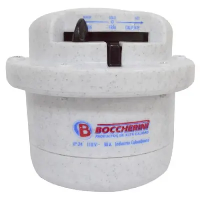DUCHA ELECTRICA BOCCHERINI FUSION 120V 3 TEMPERATURAS SIN MINI DUCHA SM-1601110/1602110