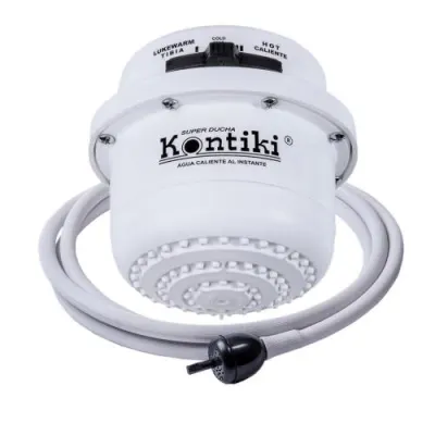 DUCHA ELECTRICA KONTIKI 3 TEMPERATURAS CON MINIDUCHA 110V (K-101)