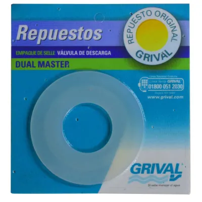 LINEA GRIVAL REPUESTO EMPAQUE UNIDAD DE SELLE PARA VALVULA DE DESCARGA DUAL MASTER (O22630001)