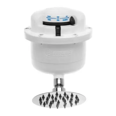 DUCHA ELECTRICA BOCCHERINI FUSION DIRIGIBLE SLIM BLANCA 120V (1601110S)