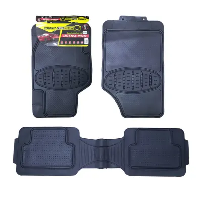 TAPETE PARA AUTO PVC UNIVERSAL TKC T/PESADO X3 NEGRO (203688