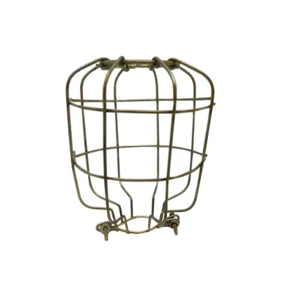 CANASTILLA PARA BOMBILLO LED # 1 PEQUEÑA ZINCADA (3W - 5W - 7W - 9W)