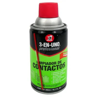 LIMPIADOR DE CONTACTOS 3 EN 1 300ML - 10.1OZ (X12UNDS)