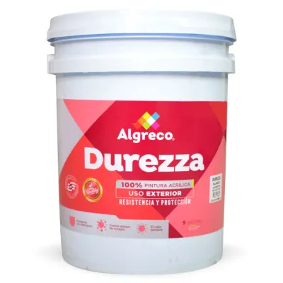 PINTURA VINILO ACRILICA DUREZZA FACHADA BLANCO CUÑETE (92100105 (ALGRECO)