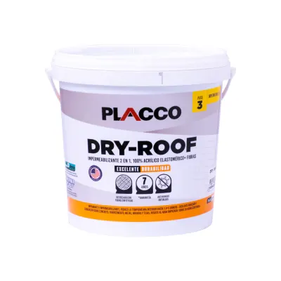 PLACCO PRO DRY ROOF BLANCO GALON (IMPERMEABILIZANTE ELASTOMERICO (96500101 (ALGRECO)