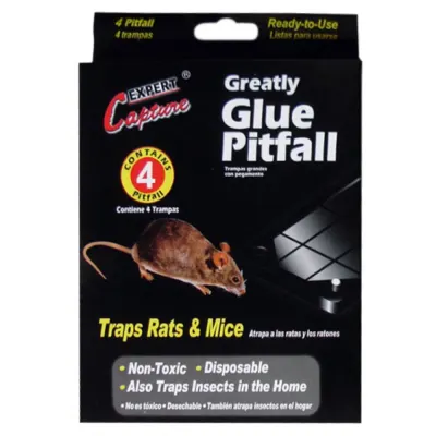 PEGA RATON PLASTICO X 4 PCS (HT1126)
