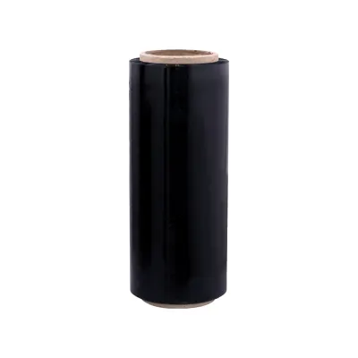 STRESH POLIFILM (PLASTICO DE EMBALAJE) ANCHO 25 CM - CAL 8 X 300 MTRS NEGRO