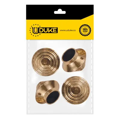 ACCESORIO CORTINERO TERMIINAL DORADO ESCALERA 3/4 (140401)