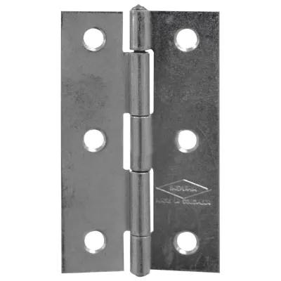 BISAGRA COMUN ZINCADA INDUMA 2 1/2 C.20 (CAJITA X 12 PAR) (T1303-052)(1103-0071