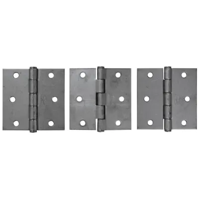 BISAGRA NUDO CABEZA REDONDA HIERRO INDUMA 4 X 4(CAL 14) (X12PRS)- CERRAJERIA (T1305-089)(T1106-0143)
