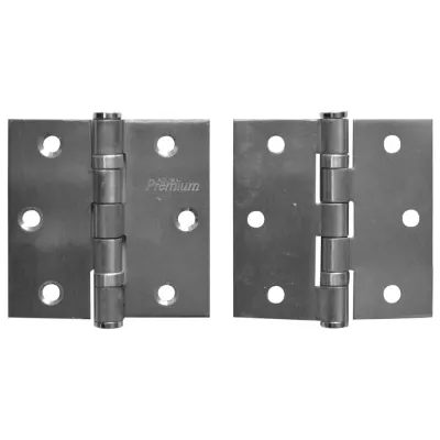 BISAGRA NUDO CABEZA PLANA ACERO INOXIDABLE INDUMA PREMIUM 3 X 3 (PRECIO X 1 PAR)(TC002-001)