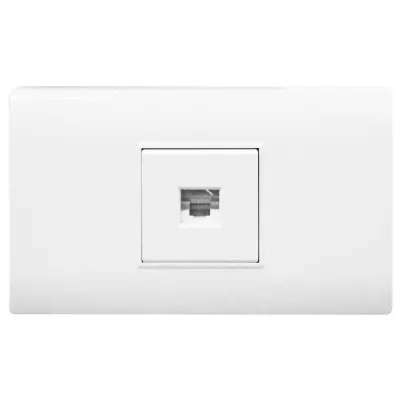 LINEA BK PLUS BLANCA INCRUSTAR TOMA LAN INTERNET (118K-27) (HT20687)