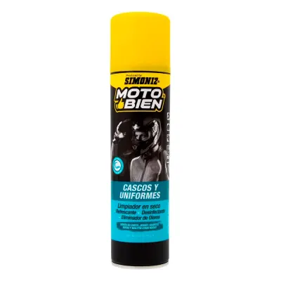 LIMPIADOR EN SECO CASCOS Y UNIFORMES MOTO BIEN SIMONIZ (200921)