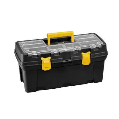CAJA HERRAMIENTA 20 TAPA PANAL CERR PLASTICA NEGRA RIMAX 6447 (6474)