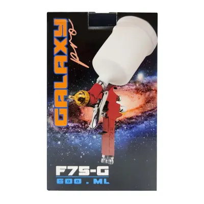 AEROGRAFO GALAXY PRO F75-G 600ML VASO PLASTICO BOQUILLA 1.5 MM (1002301)