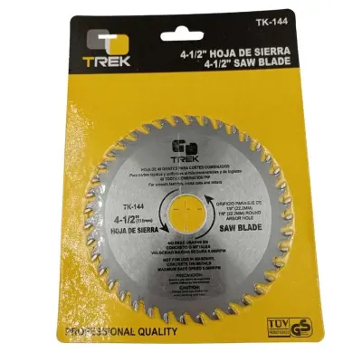 DISCO PARA CORTE DE MADERA 4 1/2 PULGADAS 40 DIENTES 115MM