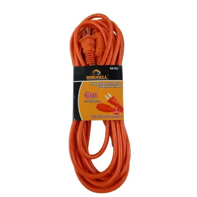 EXTENSION ELECTRICA NARANJA 6M