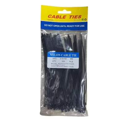 AMARRA PLASTICA NEGRA 2.5*150B