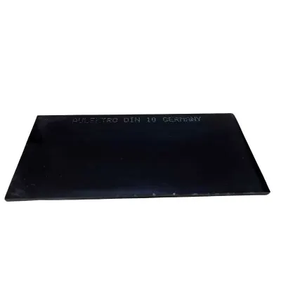 VIDRIO CARETA DE SOLDAR NEGRO CUADRADO # 10